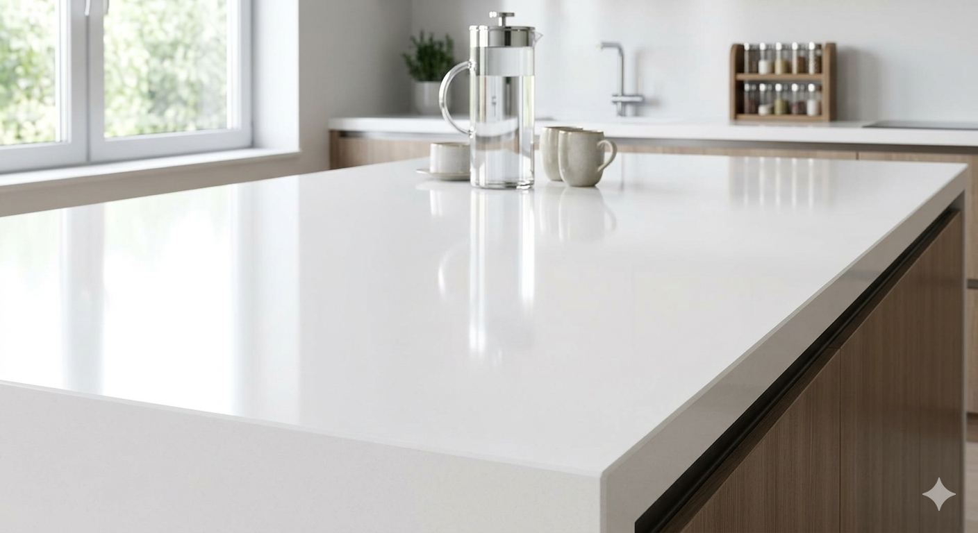 Quartzo Pure White Polido